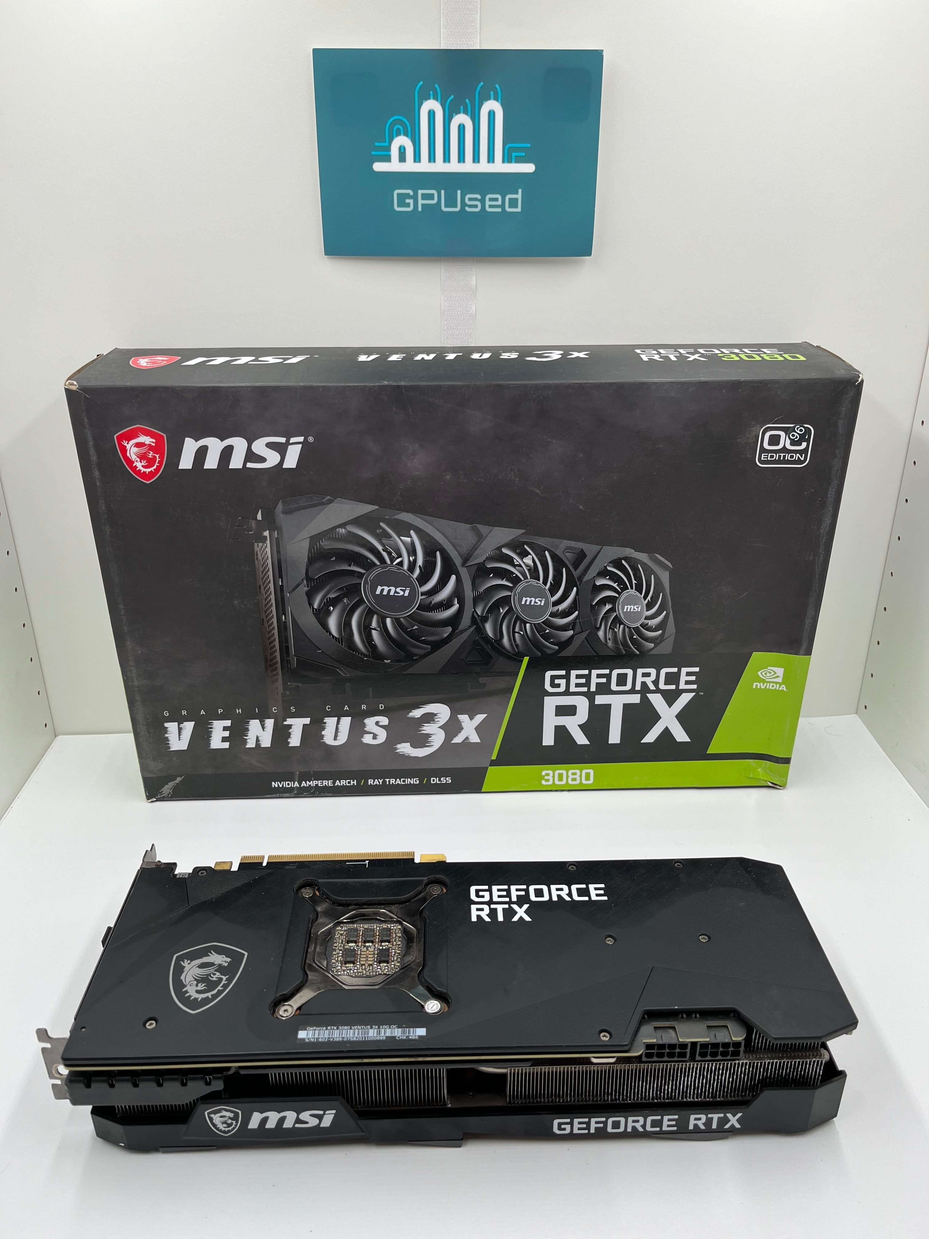 MSI Nvidia GeForce RTX 3080 Ventus 3X 10GB GDDR6X - A - 10% Off (Was $319.99) - Premium Edition
