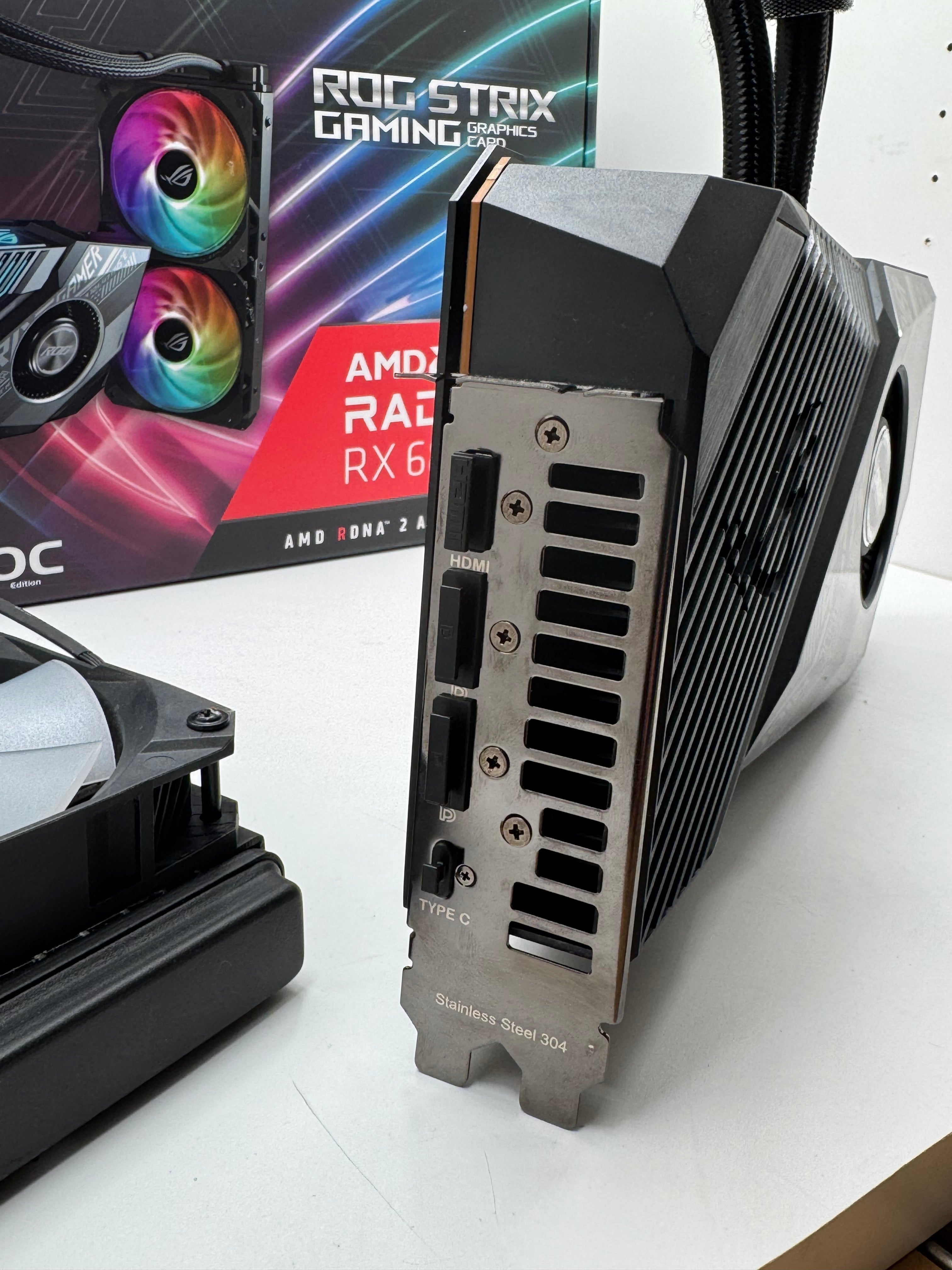 ASUS AMD Radeon RX 6800XT Rog Strix LC Watercooled 16GB GDDR6 - A - Premium Edition