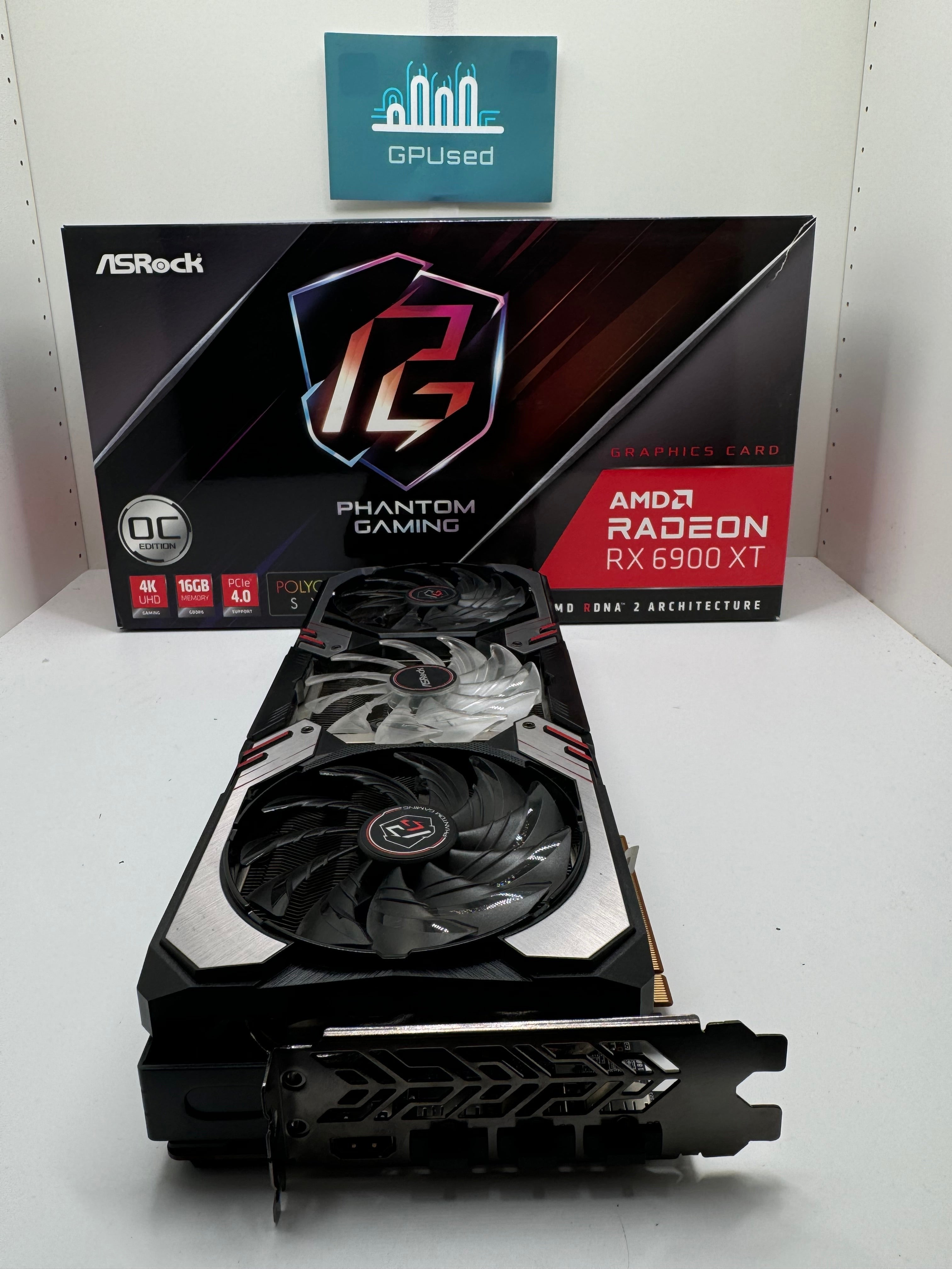 ASRock AMD Radeon RX 6900 XT Phantom Gaming OC 16GB GDDR6 - A - Premium Edition