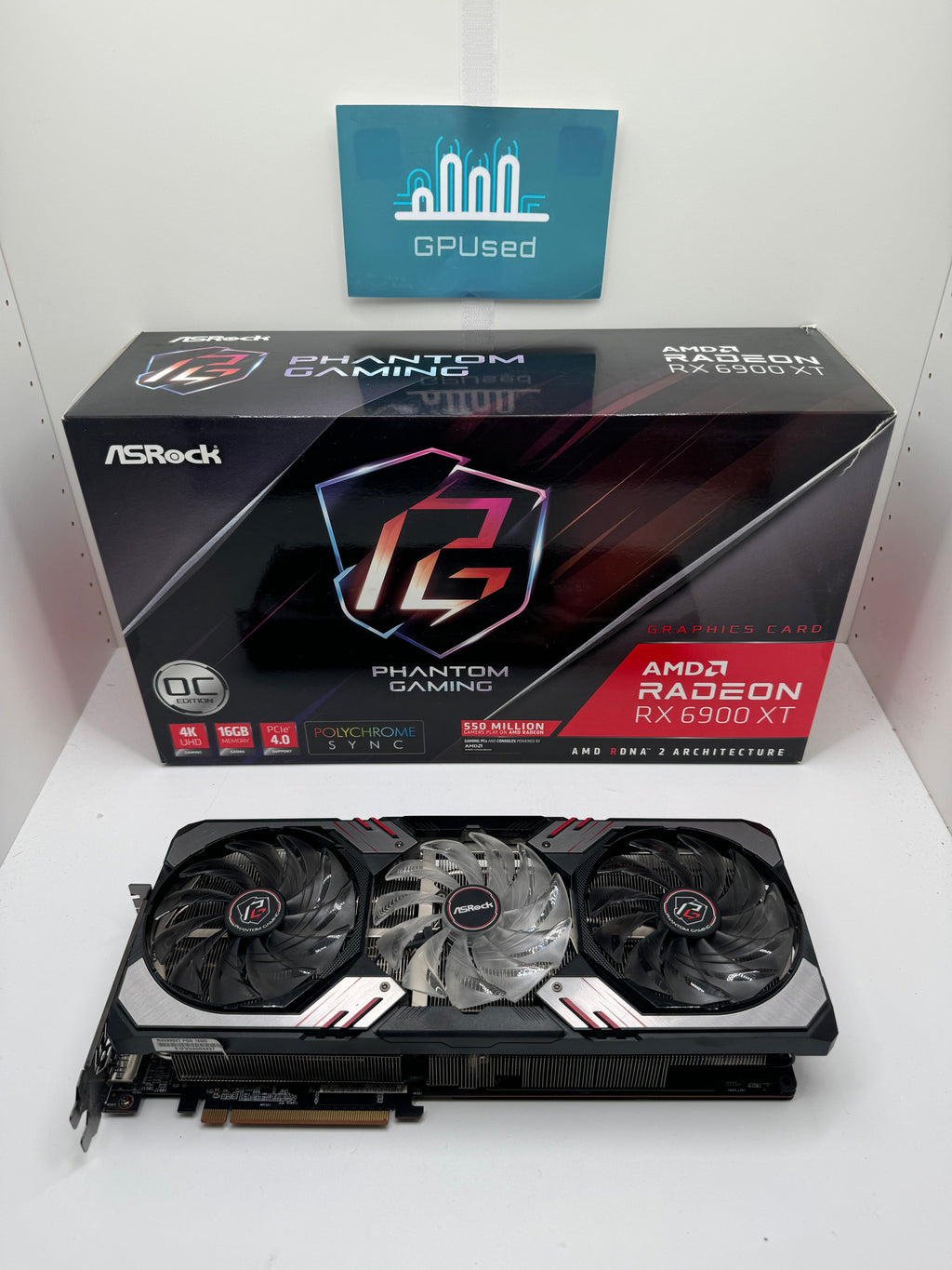 ASRock AMD Radeon RX 6900 XT Phantom Gaming OC 16GB GDDR6 - A - Premium Edition
