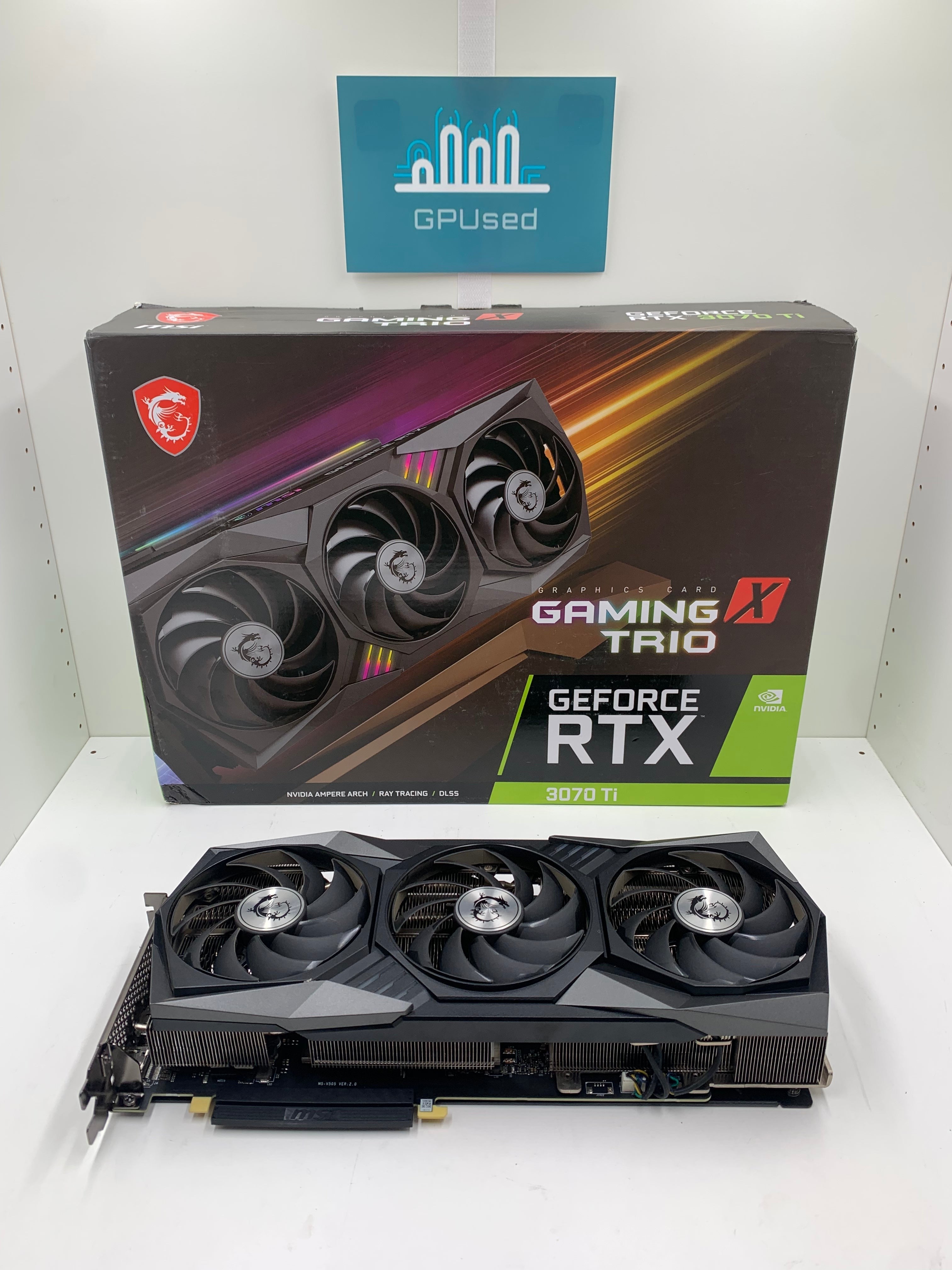 MSI Nvidia GeForce RTX 3070 Ti Gaming X Trio 8GB GDDR6X - A - 10% Off (Was $279.99) - Premium Edition