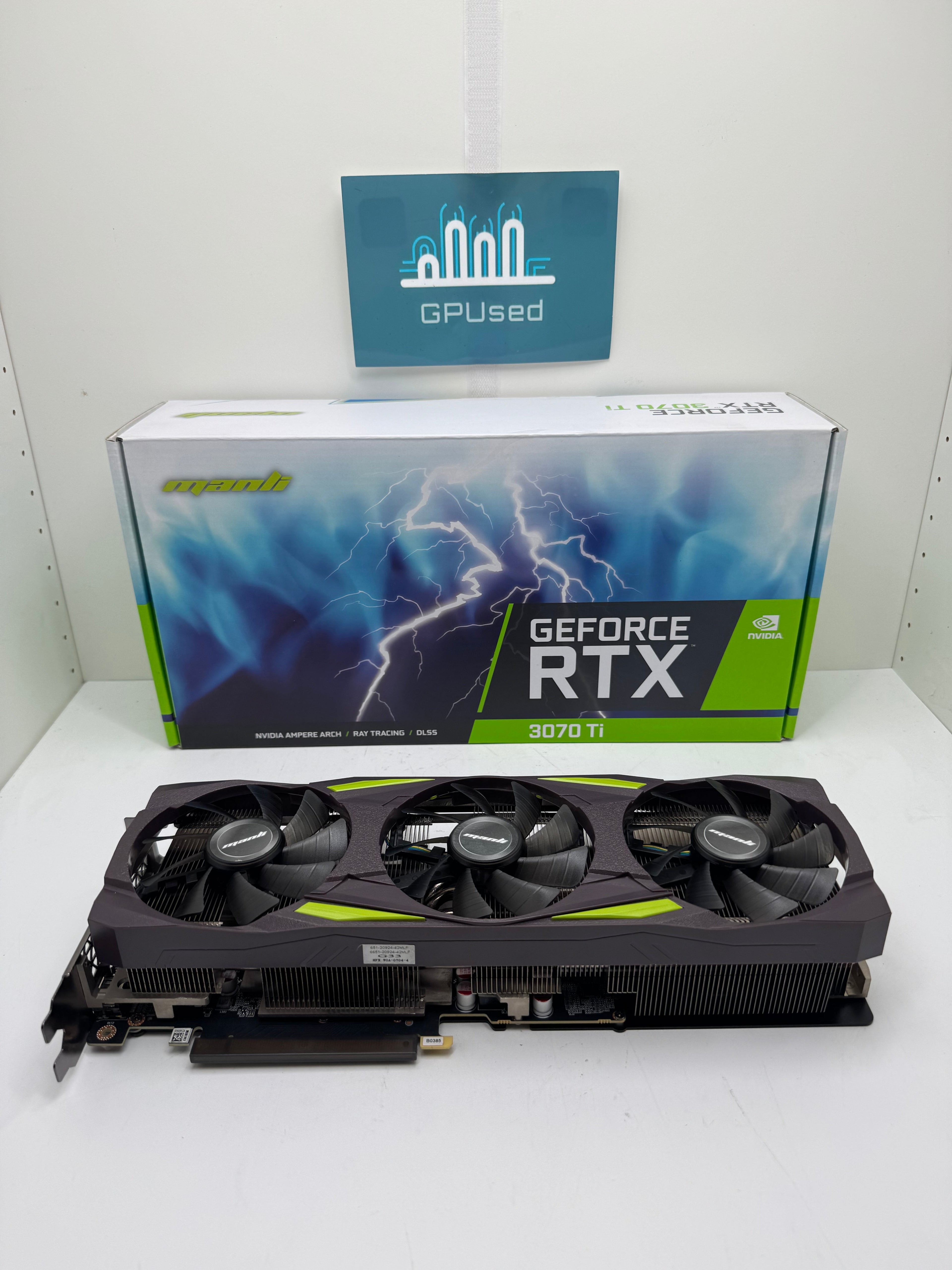 Manli Nvidia GeForce RTX 3070 Ti 8GB GDDR6X - A - 10% Off (Was $239.99) - Premium Edition