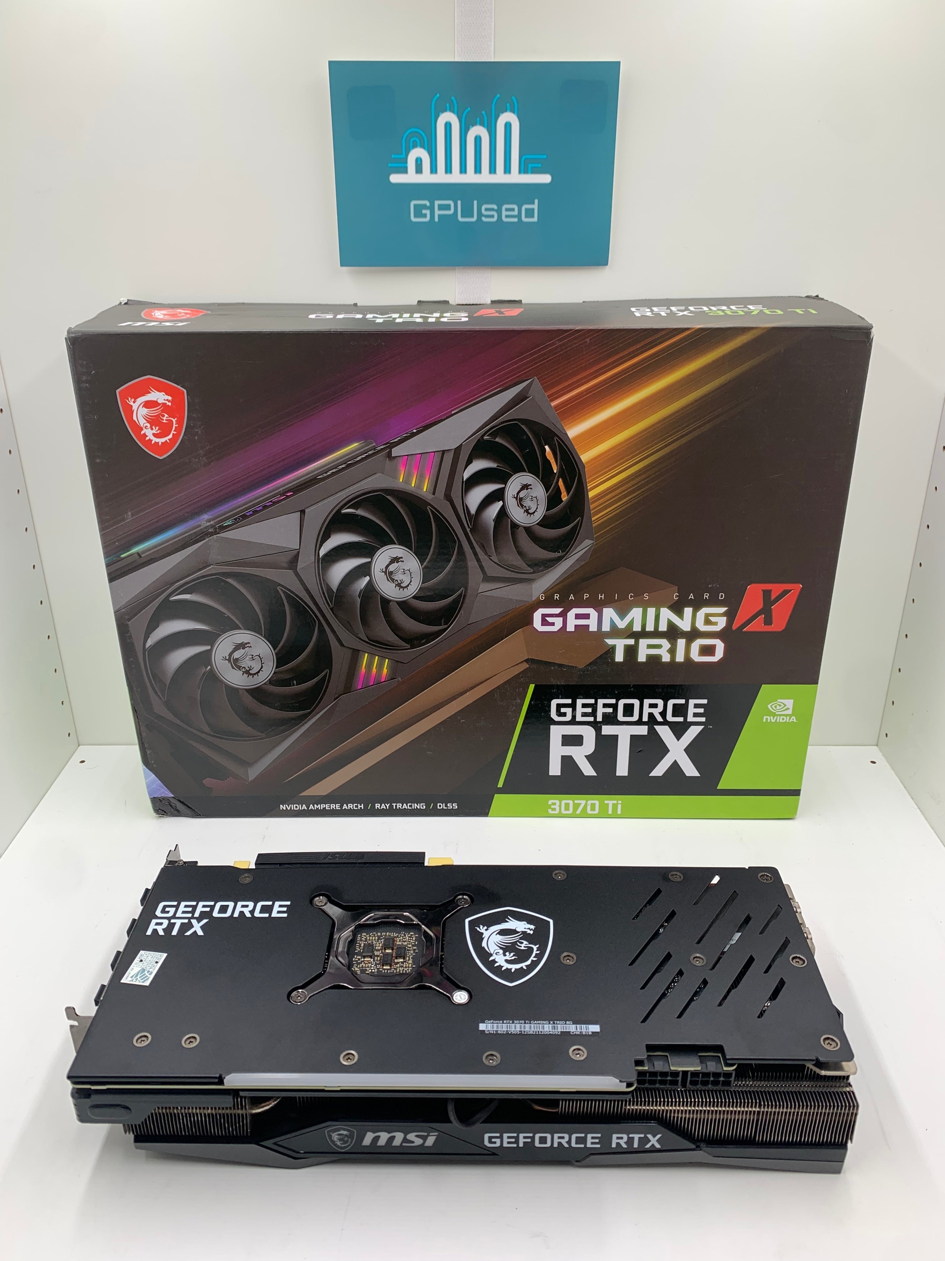MSI Nvidia GeForce RTX 3070 Ti Gaming X Trio 8GB GDDR6X - A - 10% Off (Was $279.99) - Premium Edition