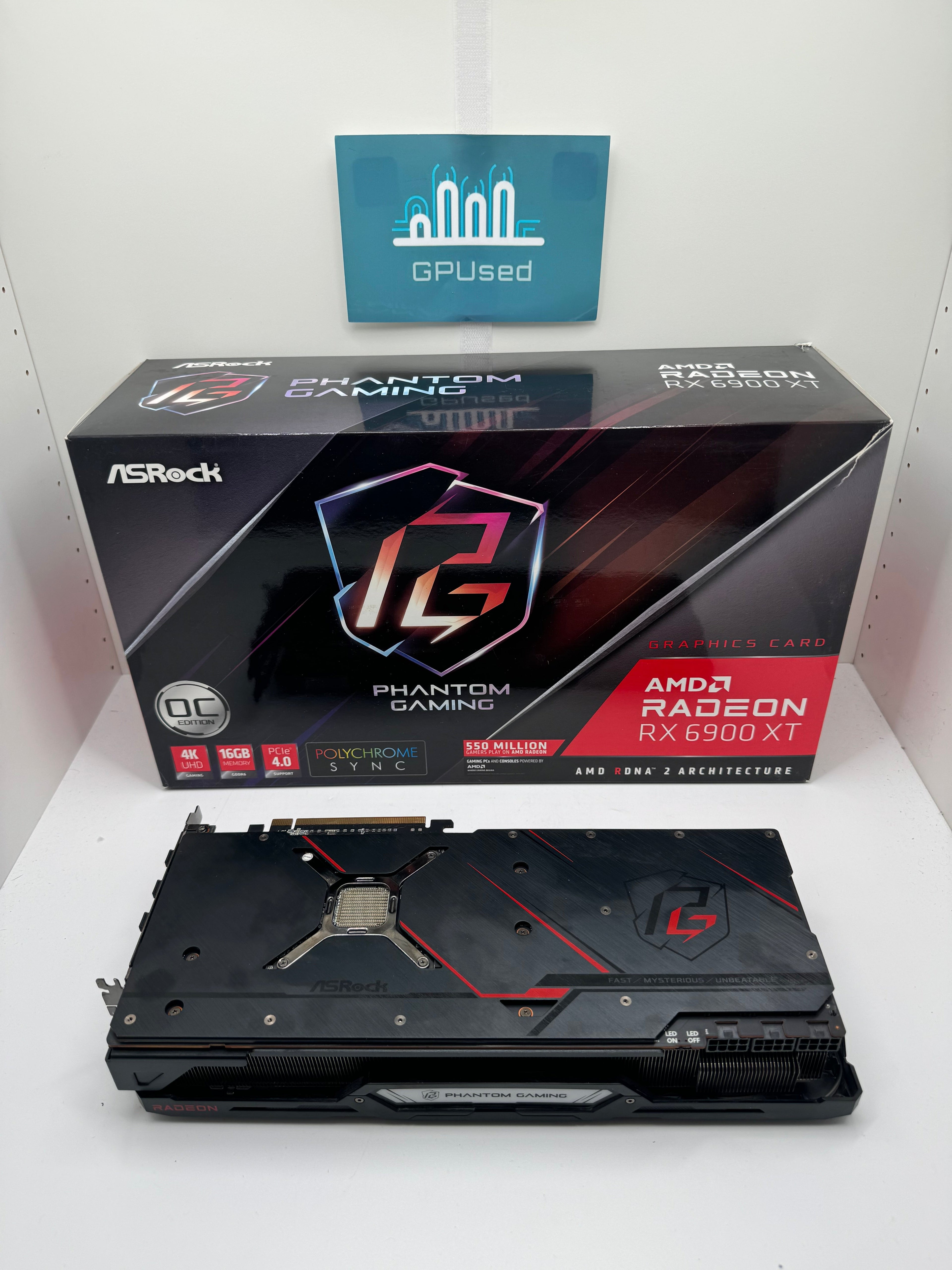 ASRock AMD Radeon RX 6900 XT Phantom Gaming OC 16GB GDDR6 - A - Premium Edition
