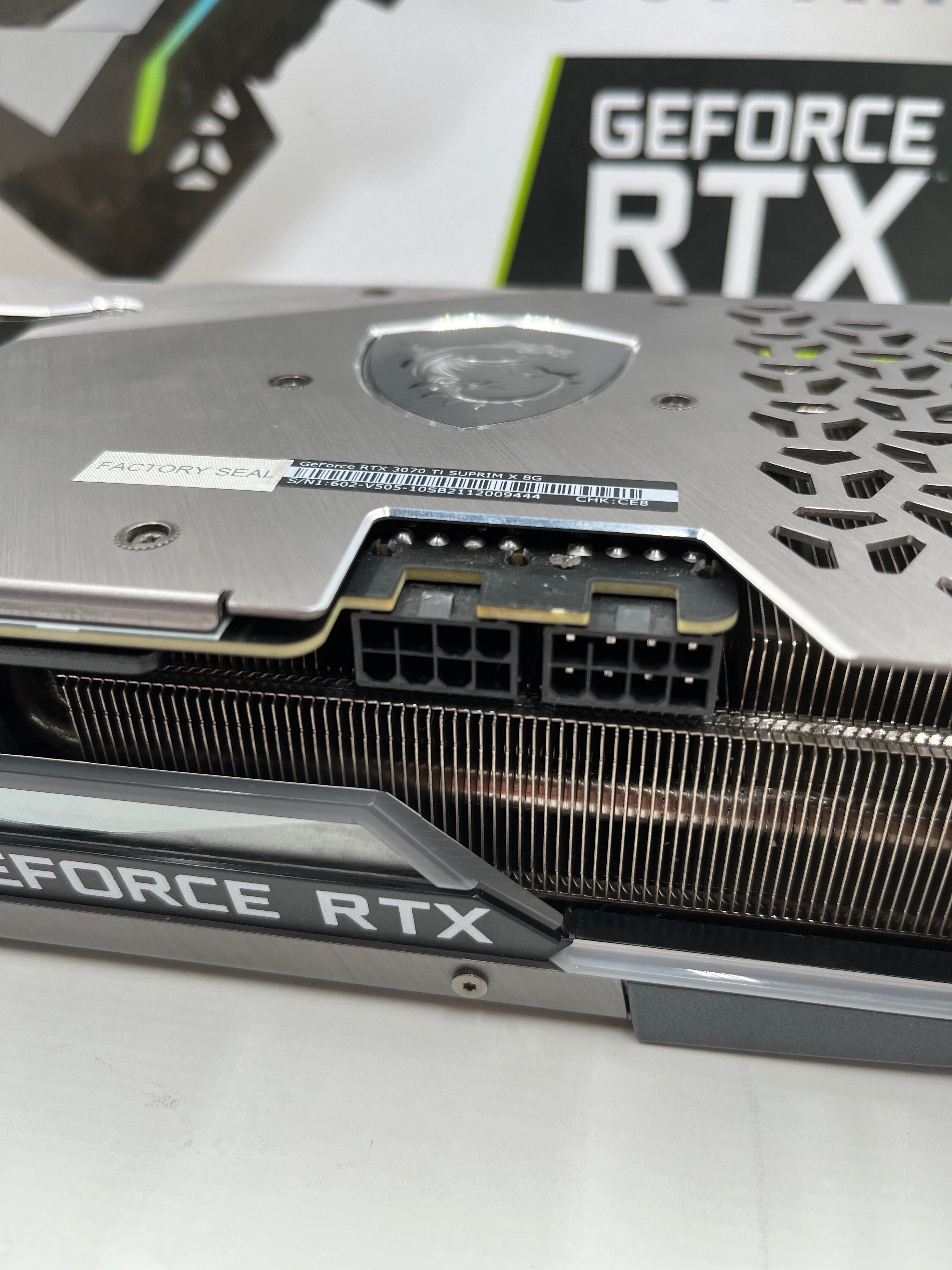 MSI Nvidia GeForce RTX 3070 Ti Suprim X 8GB GDDR6X - A - 10% Off (Was $299.99) - Premium Edition