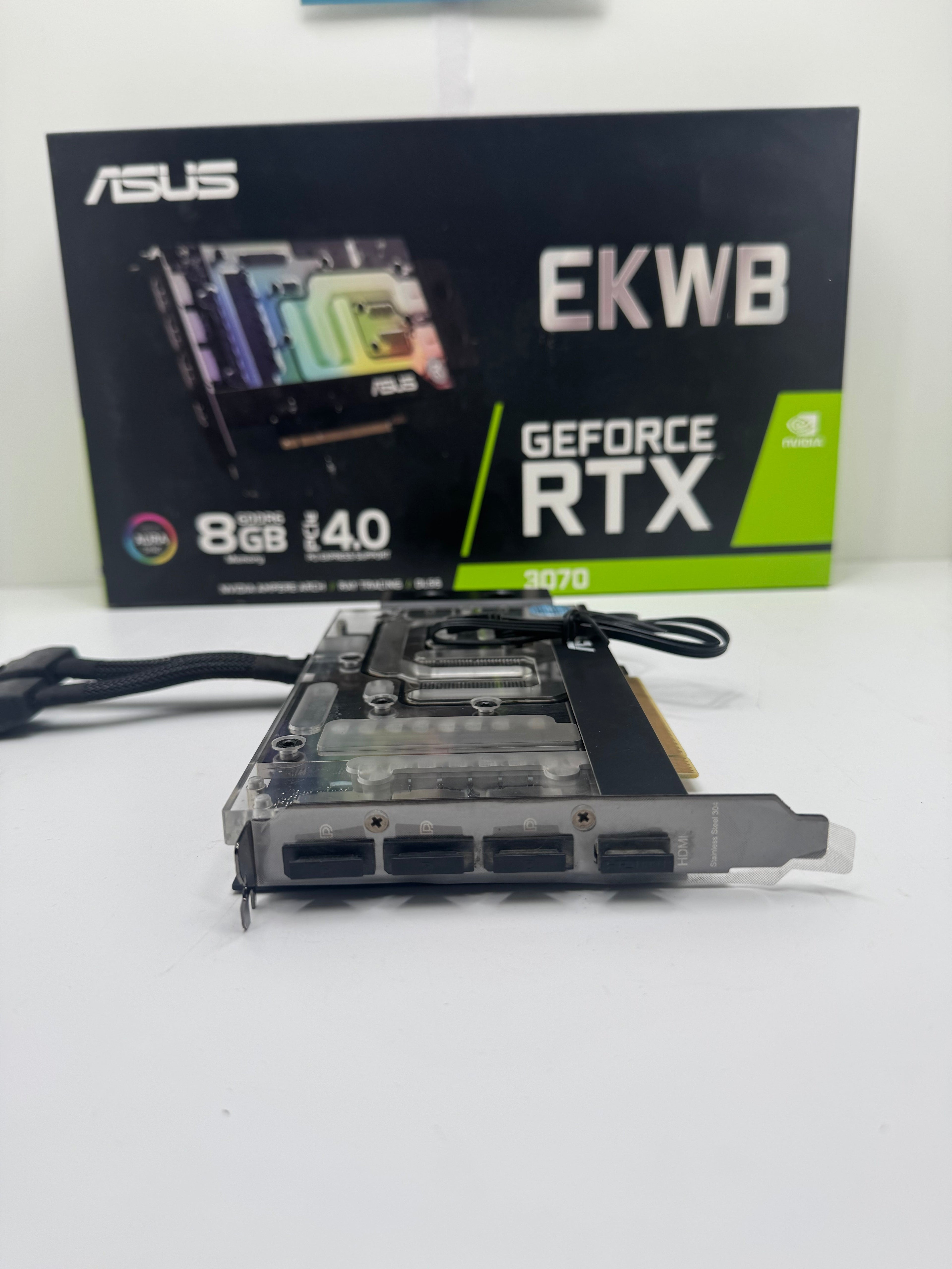 ASUS Nvidia GeForce RTX 3070 EKWB 8GB GDDR6 - A - 10% Off (Was $209.99) - Premium Edition